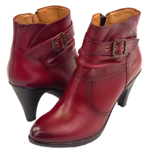 Botines B-28 Color: rojo